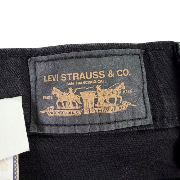 Levis Womens Black Denim Boot Cut 512 Jeans Mid Rise Stretch Sz10 Medium - Picture 6 of 15